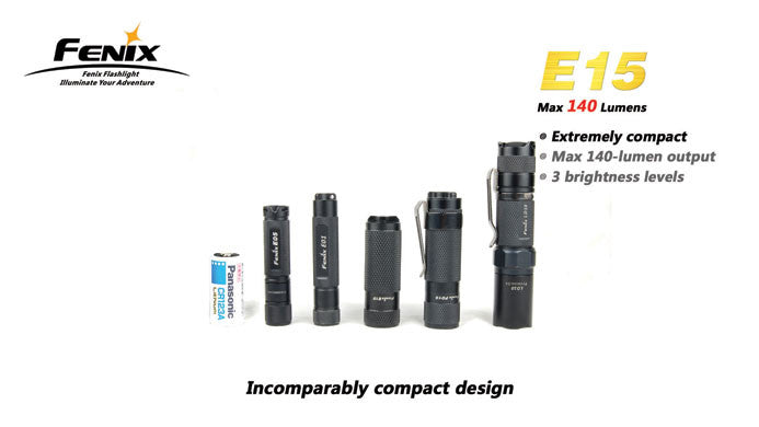 e15 fenix flashlight vs Fenix E15 mini flashlight