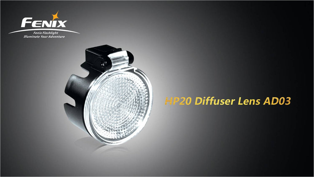 fenix flashlight diffuser Fenix Diffuser lens - AD03 - HP20