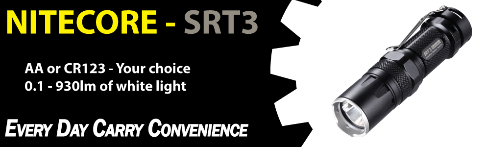 Nitecore SRT3 edc everyday carry flashlight